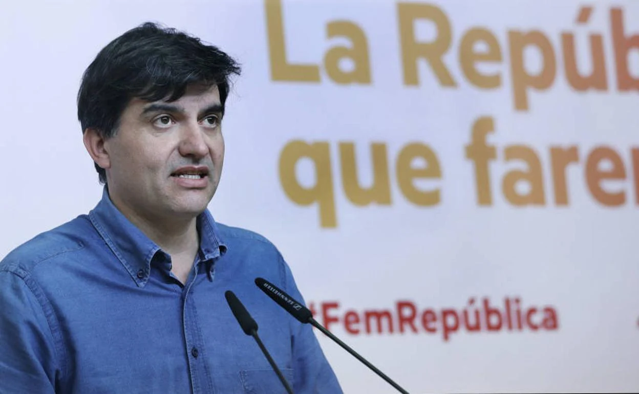El presidente del grupo de ERC en el Parlamento catalán, Sergi Sabrià.