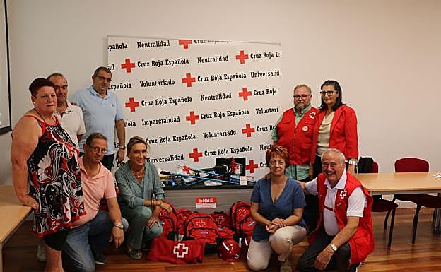 Galería. Presentación de los equipos ERBEs de la Cruz Roja.