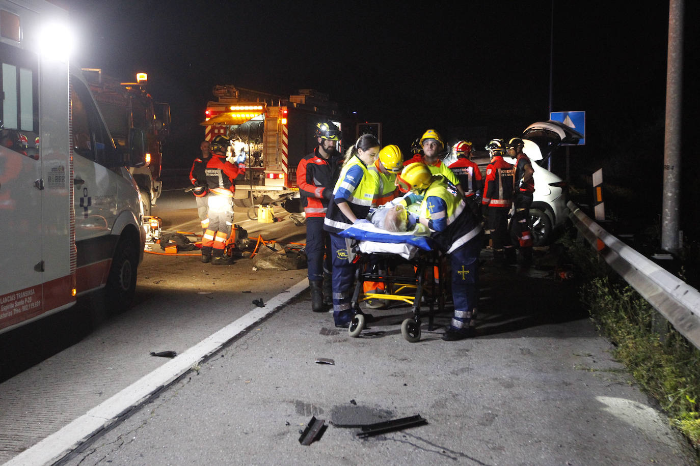 Fotos: Un muerto y cinco heridos en un accidente provocado por un kamikaze en la &#039;Y&#039;