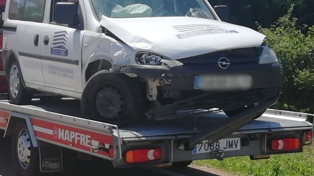 Fotos: Accidente en la León-Astorga