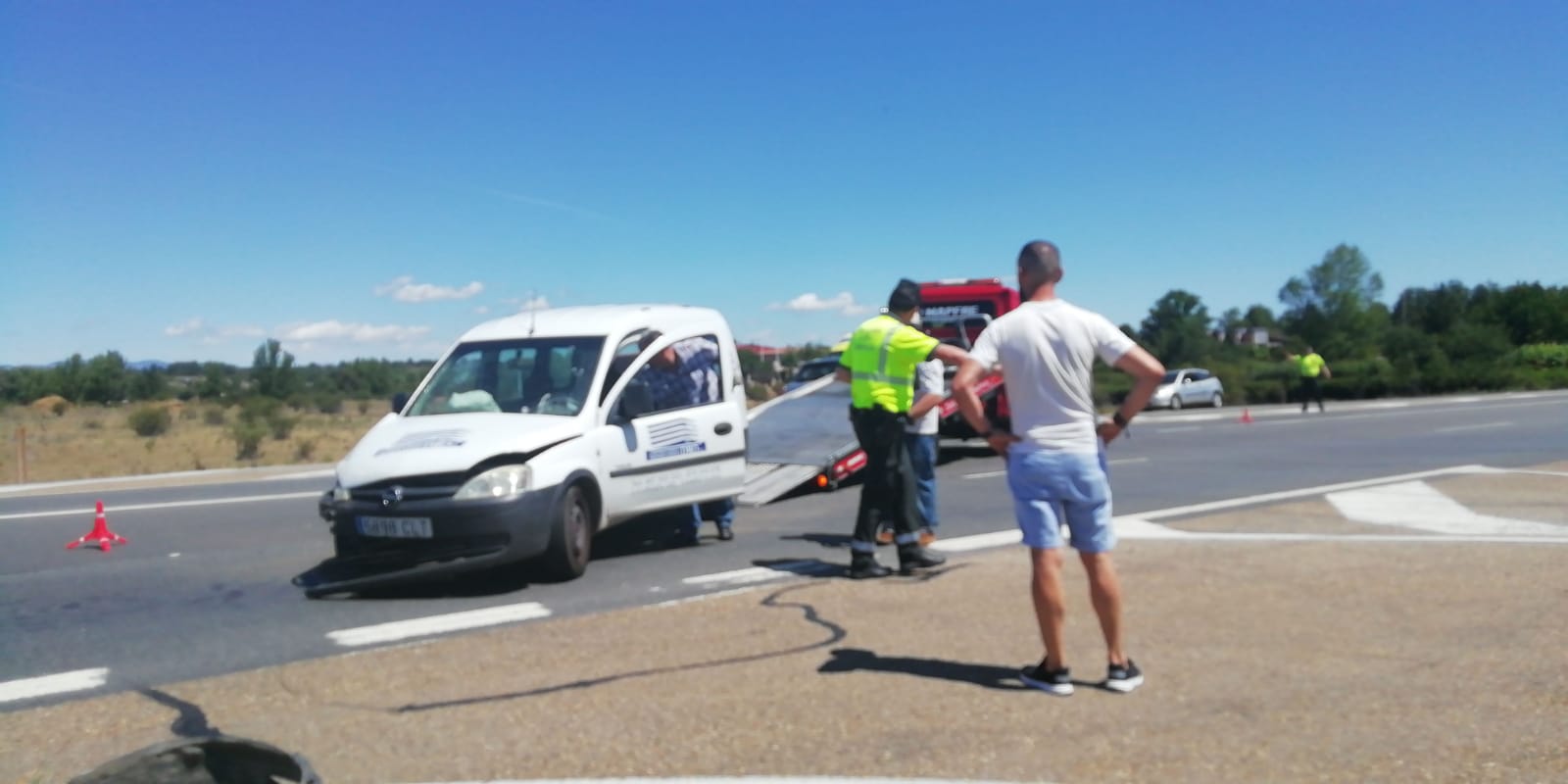 Fotos: Accidente en la León-Astorga