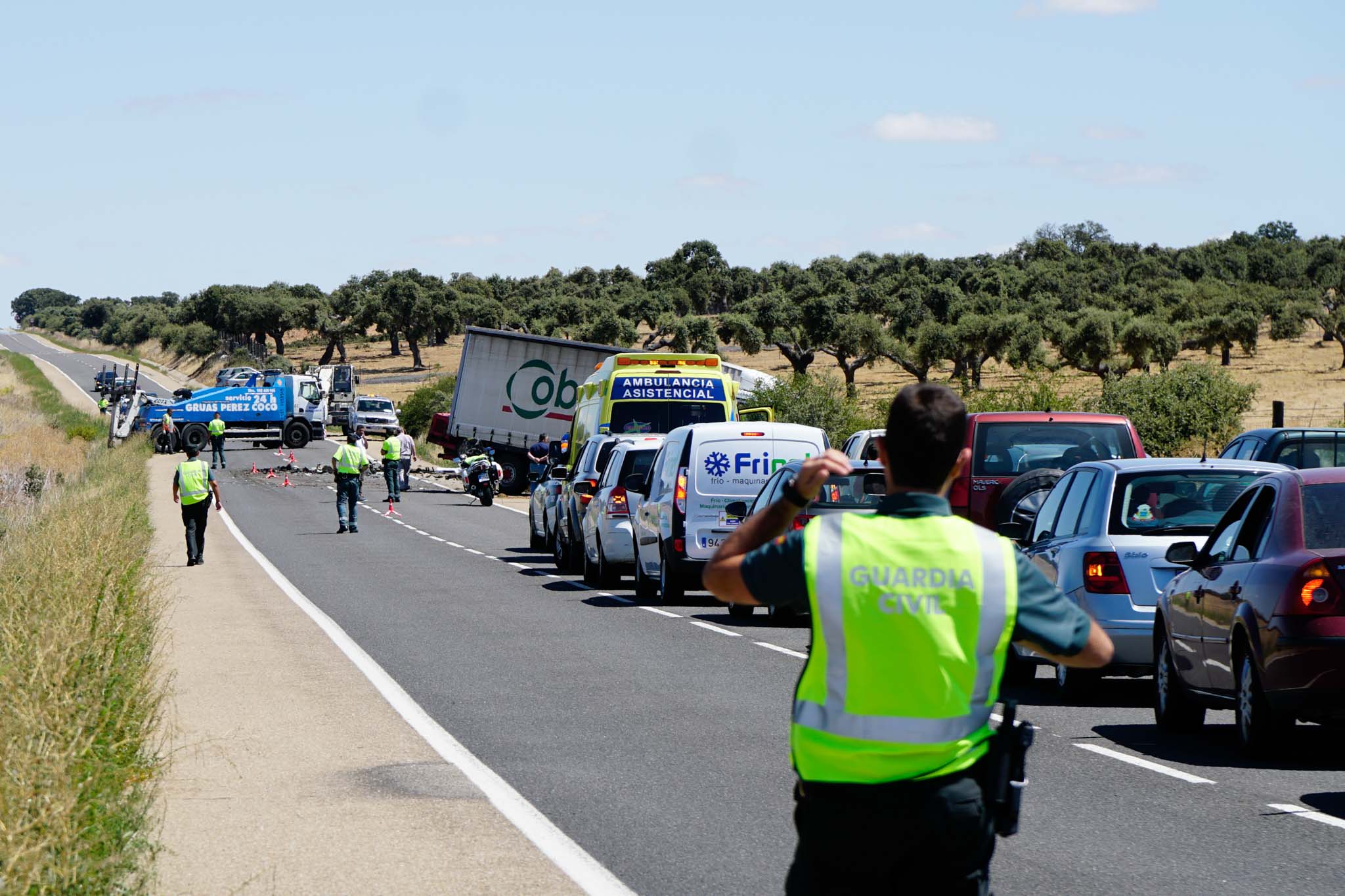 El vehículo en el que viajaba el fallecido quedó completamente destrozado