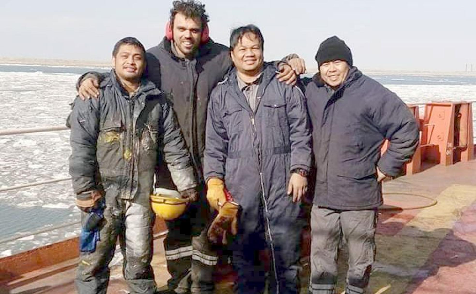 Omar Rodríguez, en una de sus expediciones.