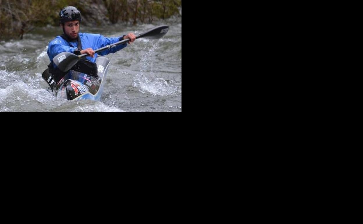 Fidalgo, con «buen sabor de boca» después del bronce en K-1 en el Descenso del Sella
