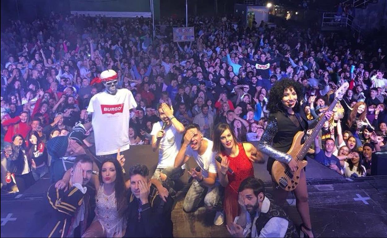 Imagen de archivo de las últimas fiestas en la localidad de Burgo Ranero.