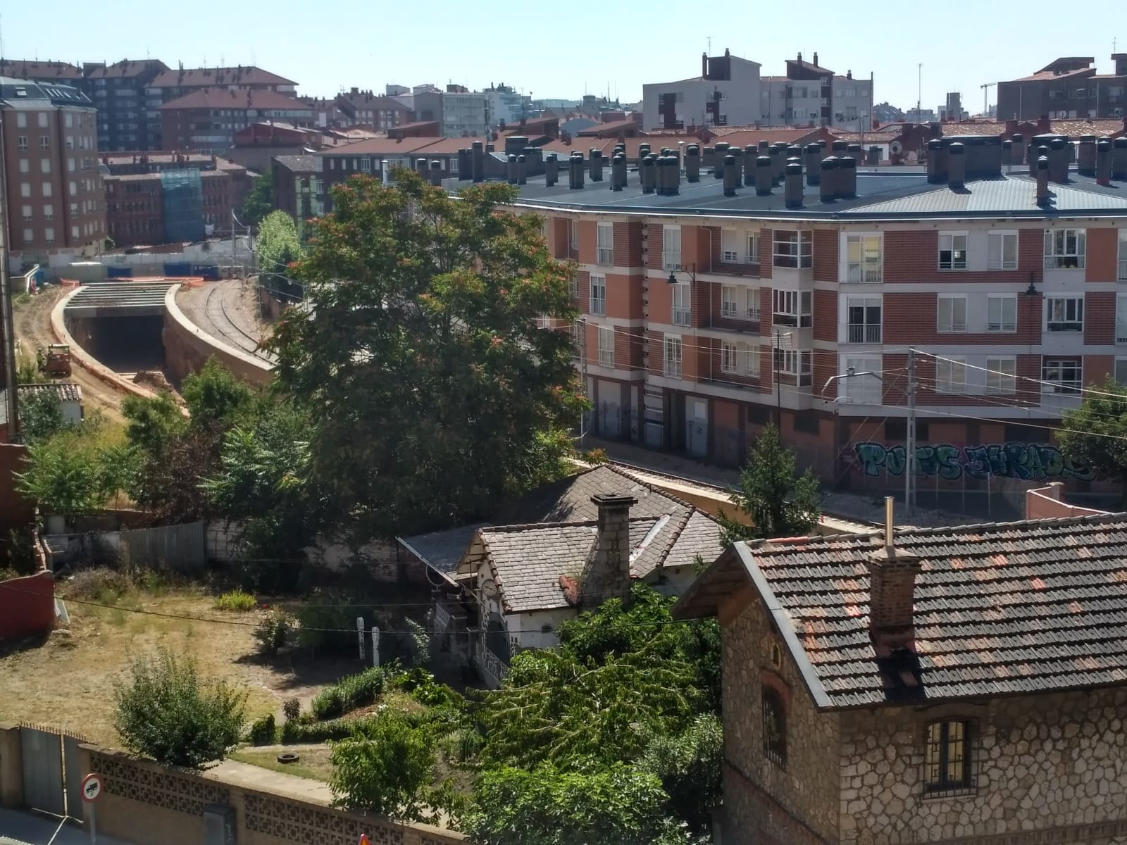 Fotos: Vista de la salida a superficie de la integración del AVE