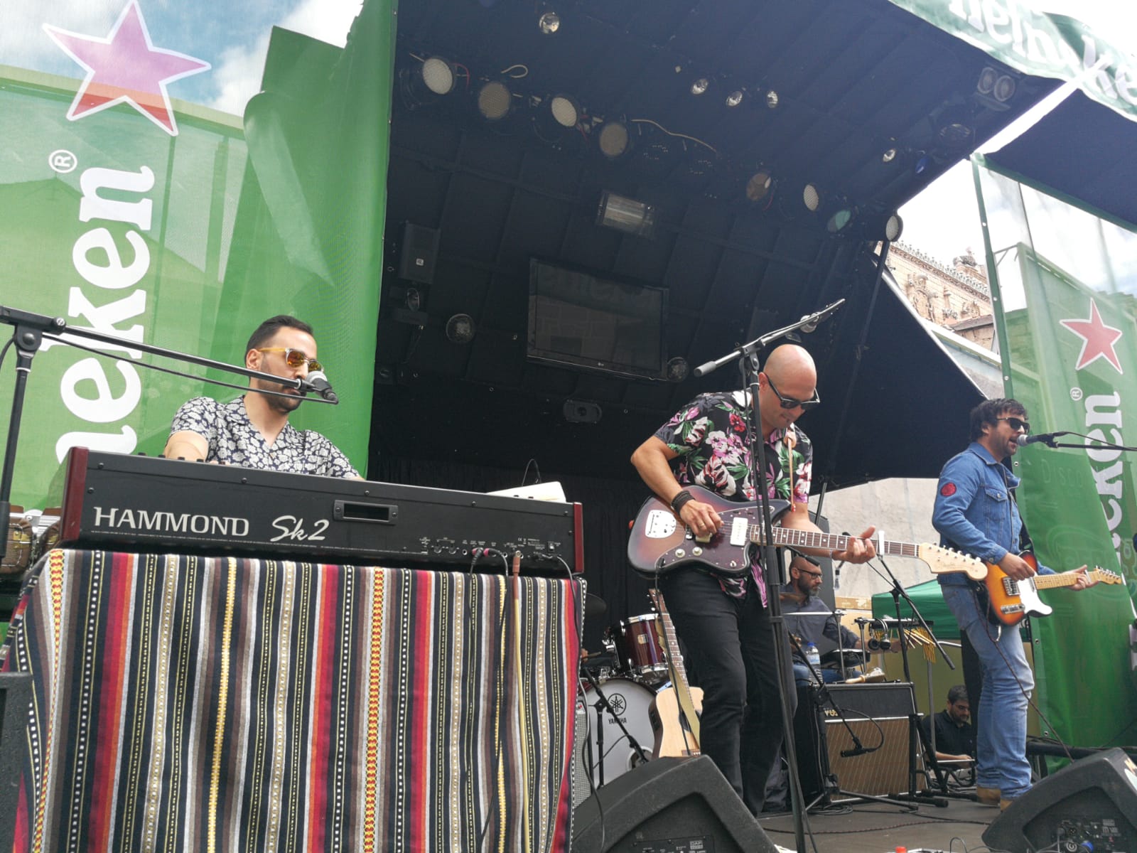 La banda leonesa ha actuado en la Plaza del Trigo de Aranda de Duero tras haber sido incluida en el cartel de este conocido festival.