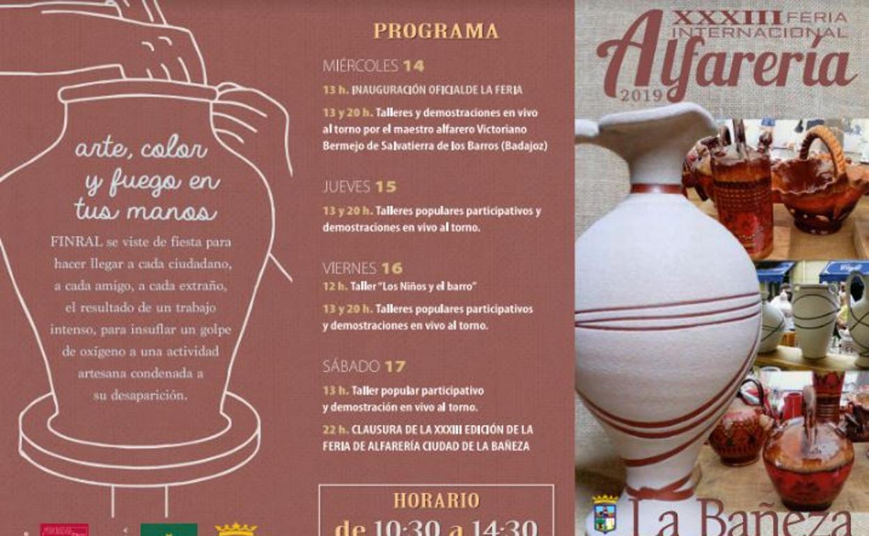 La Bañeza será el escaparate de 22 expositores en su XXXIII Feria Internacional de Alfarería