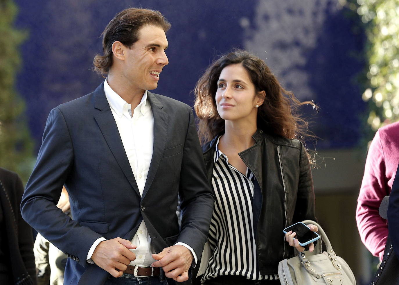 El tenista Rafa Nadal, junto a su novia, Xisca Perelló.