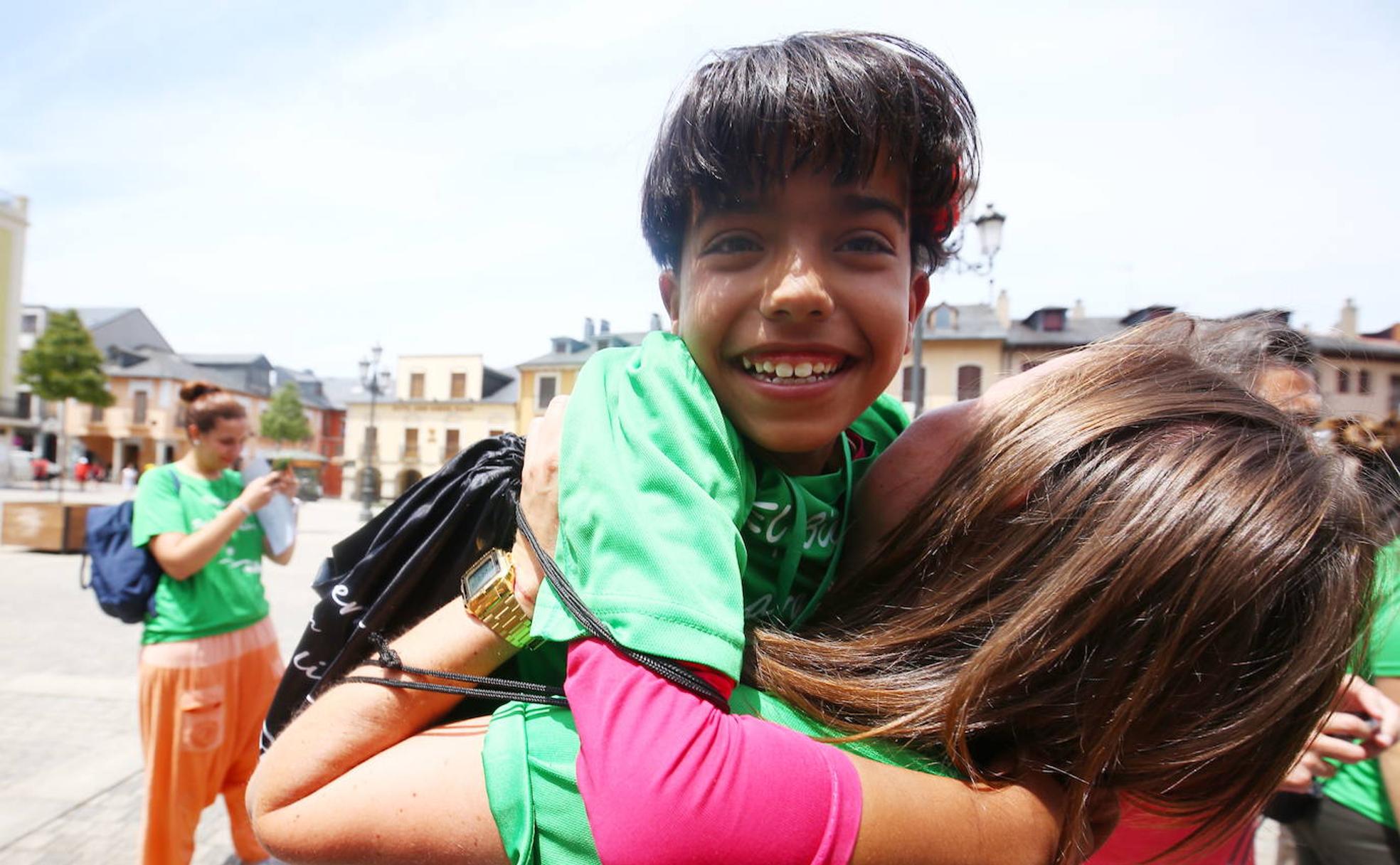 Llegada de los niños saharauis a Ponferrada este verano.