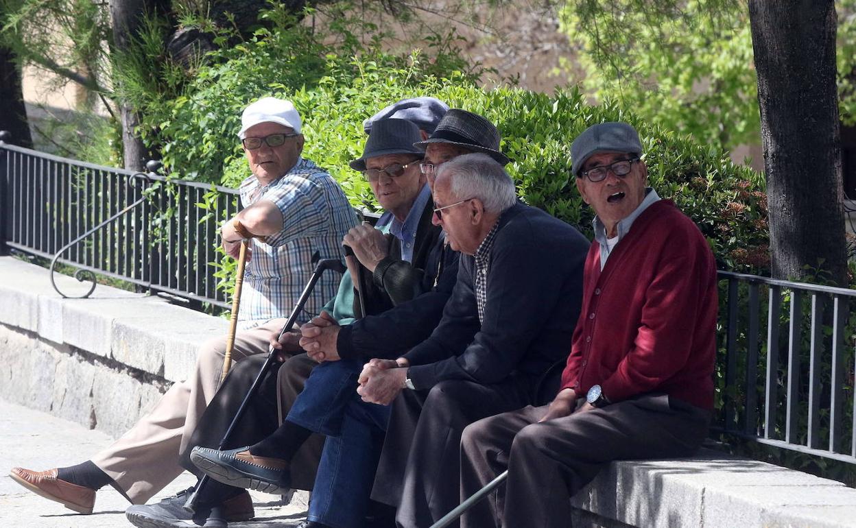 Un grupo de jubilados