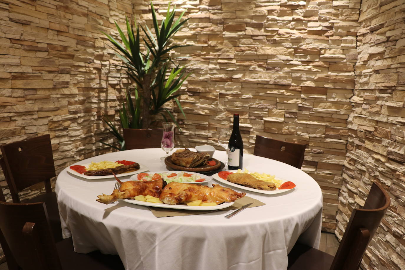 Imagen del chuletón de buey de este restaurante.