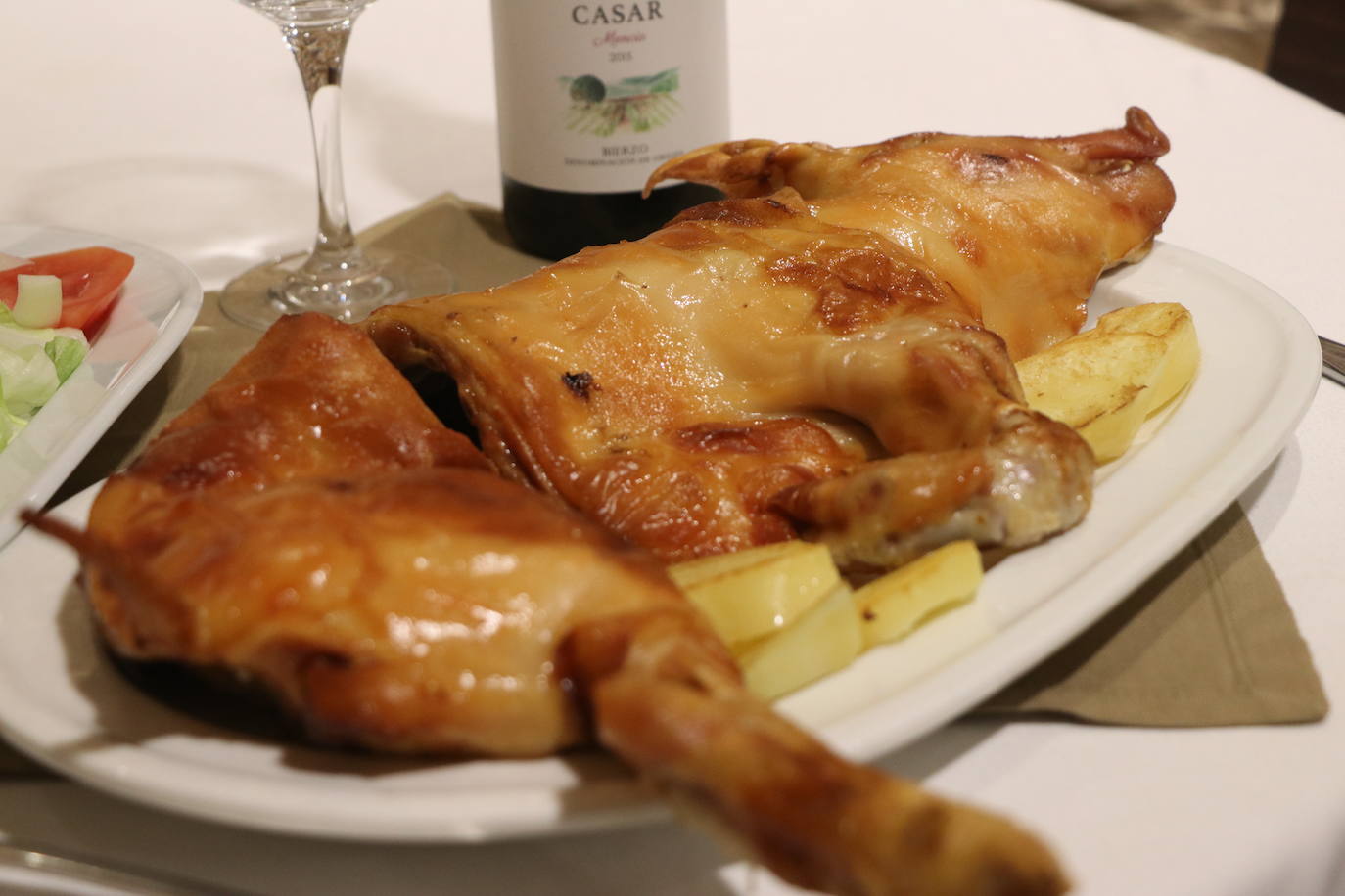 Imagen del chuletón de buey de este restaurante.