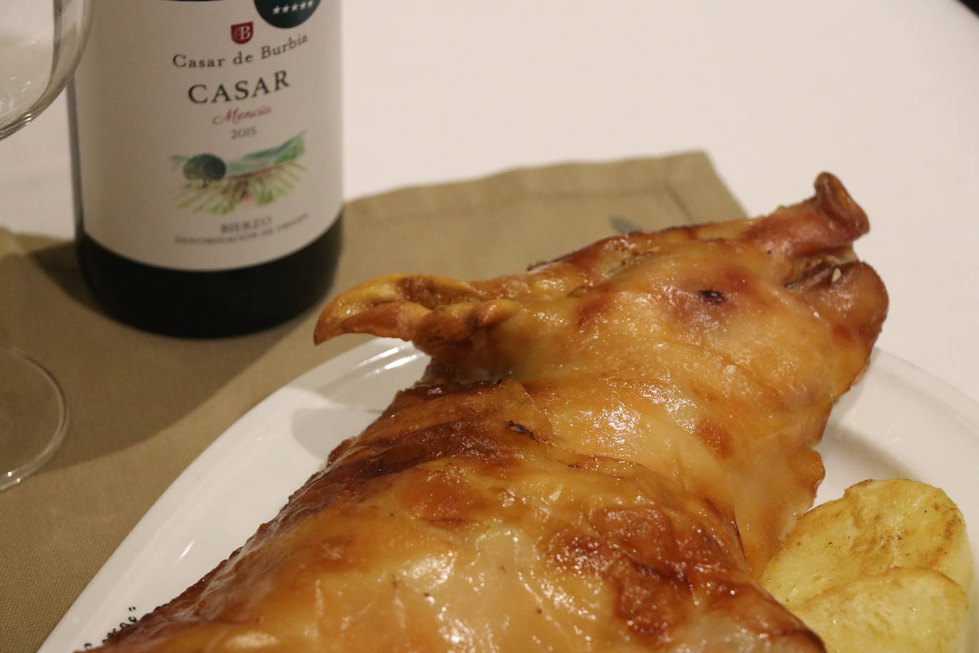 Imagen del chuletón de buey de este restaurante.