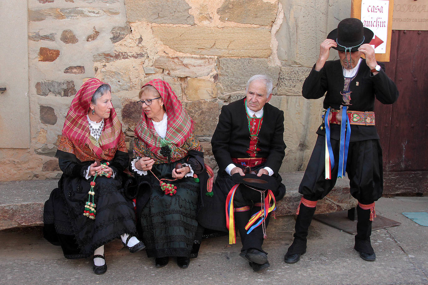 Fotos: Los patios maragatos de Santa Colomba de Somoza
