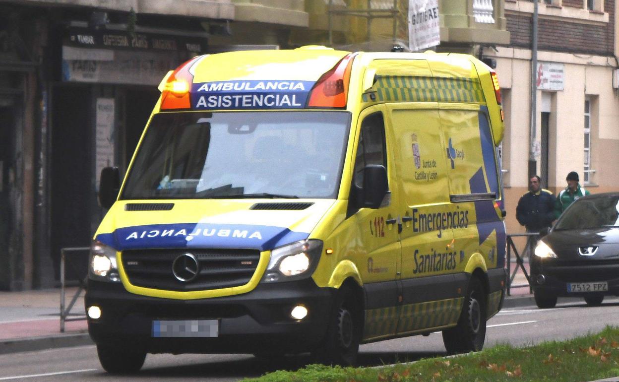 Ambulancia del Servicio de Emergencias 112. 