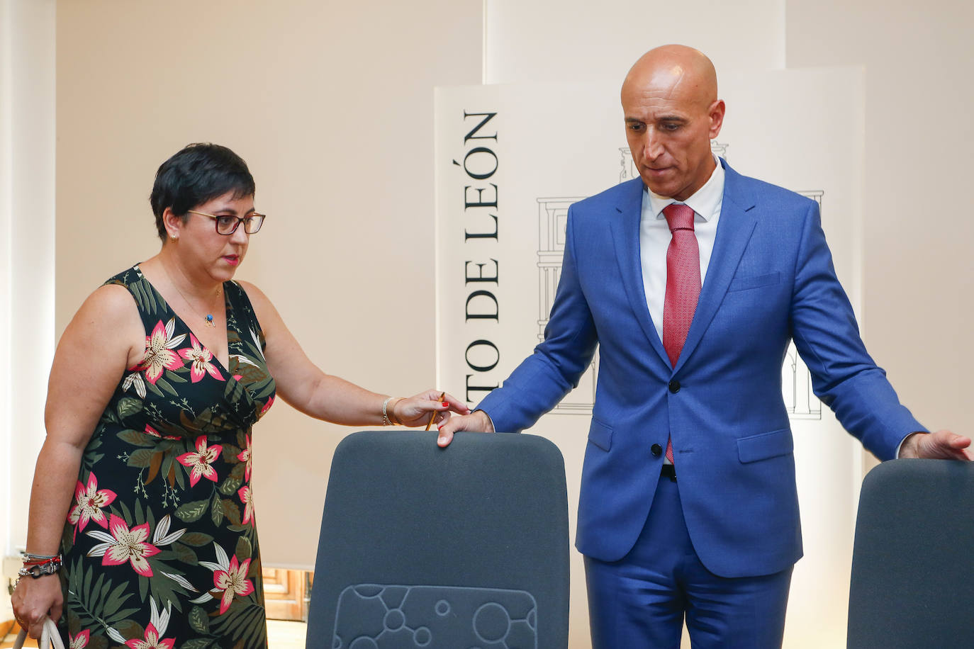 Fotos: Reunión de los alcaldes de León y San Andrés del Rabanedo