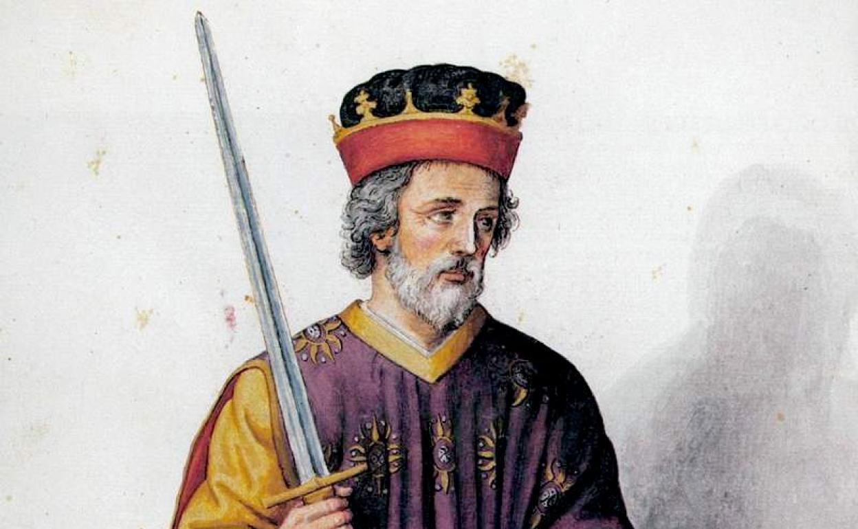 Alfonso IX, rey de León.