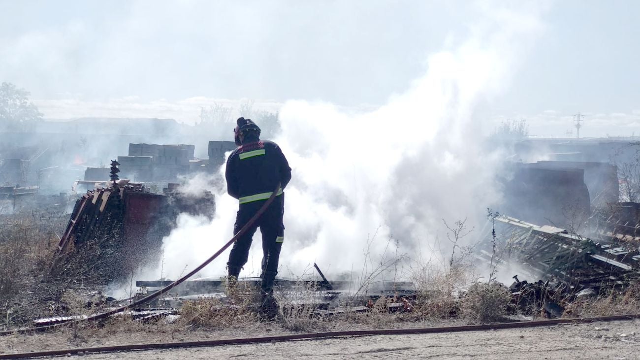 Fotos: Fuego en Trobajo