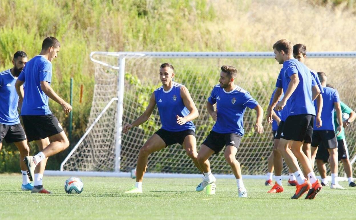 Un entrenamiento de la Deportiva.
