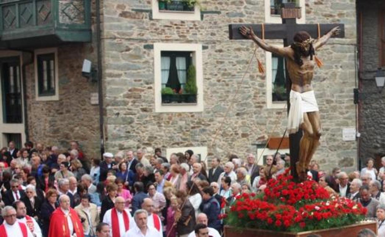 Imagen de la fiesta del Cristo en Villafranca.