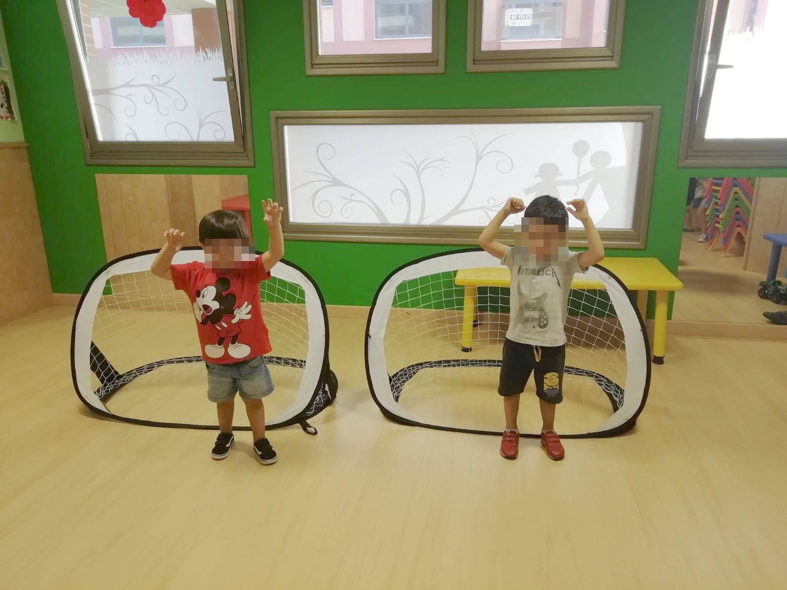 Imagen de un grupo de niños en el Centro Infantil El Álamo.