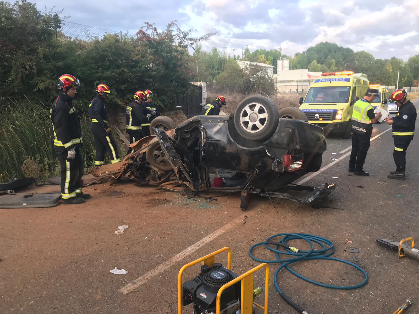 Fotos: Accidente en El Ferral del Bernesga