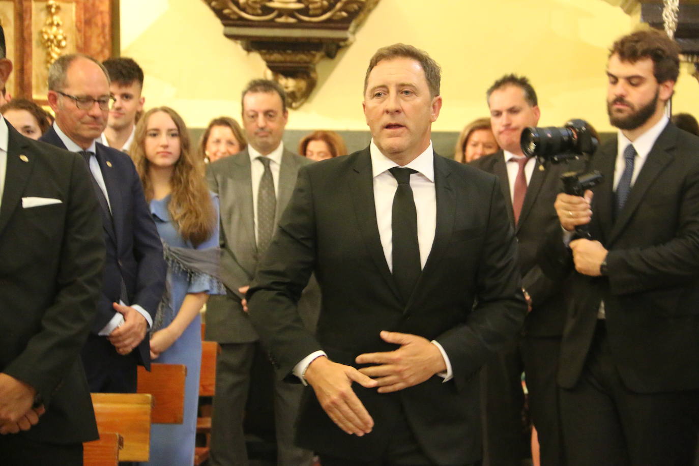 Momento de la toma de posesión,