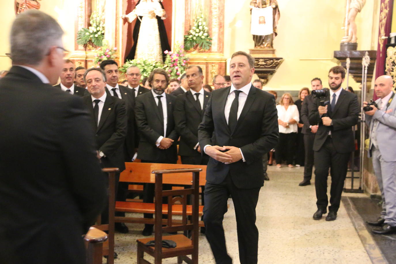 Momento de la toma de posesión,