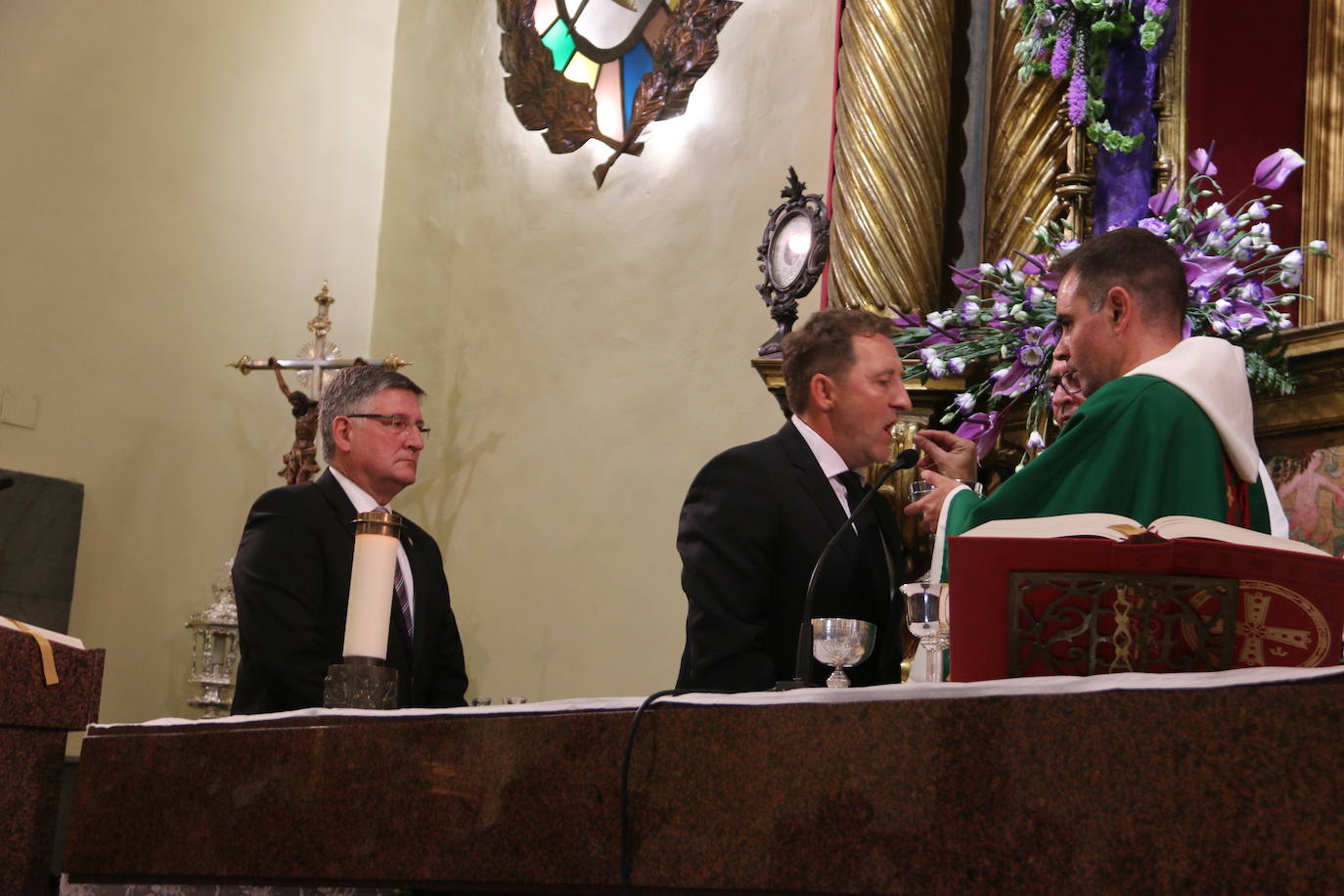 Momento de la toma de posesión,