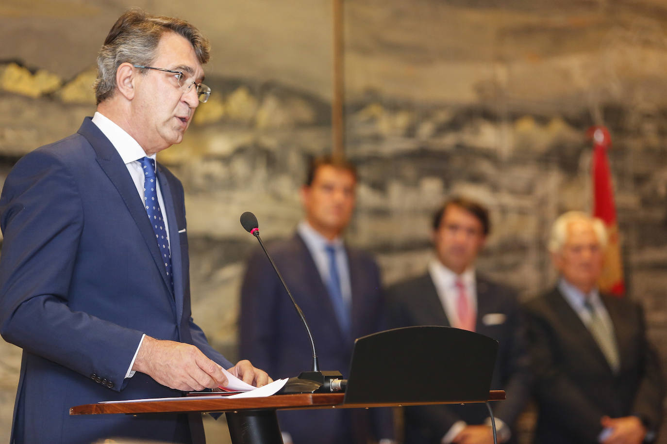 Juan Martínez Majo, durante su toma de posesión.