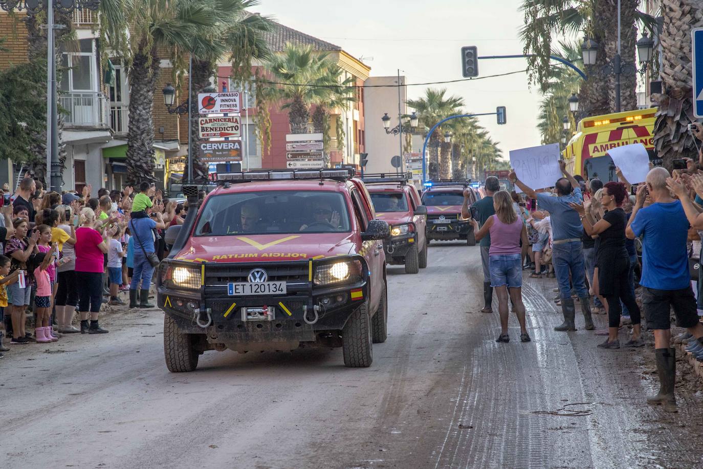 Los 1.400 efectivos y 400 medios materiales que la Unidad Militar de Emergencias (UME) y el resto de las Fuerzas Armadas desplegaron en la Región comienzan el regreso a sus bases tras rebajarse el nivel de emergencia