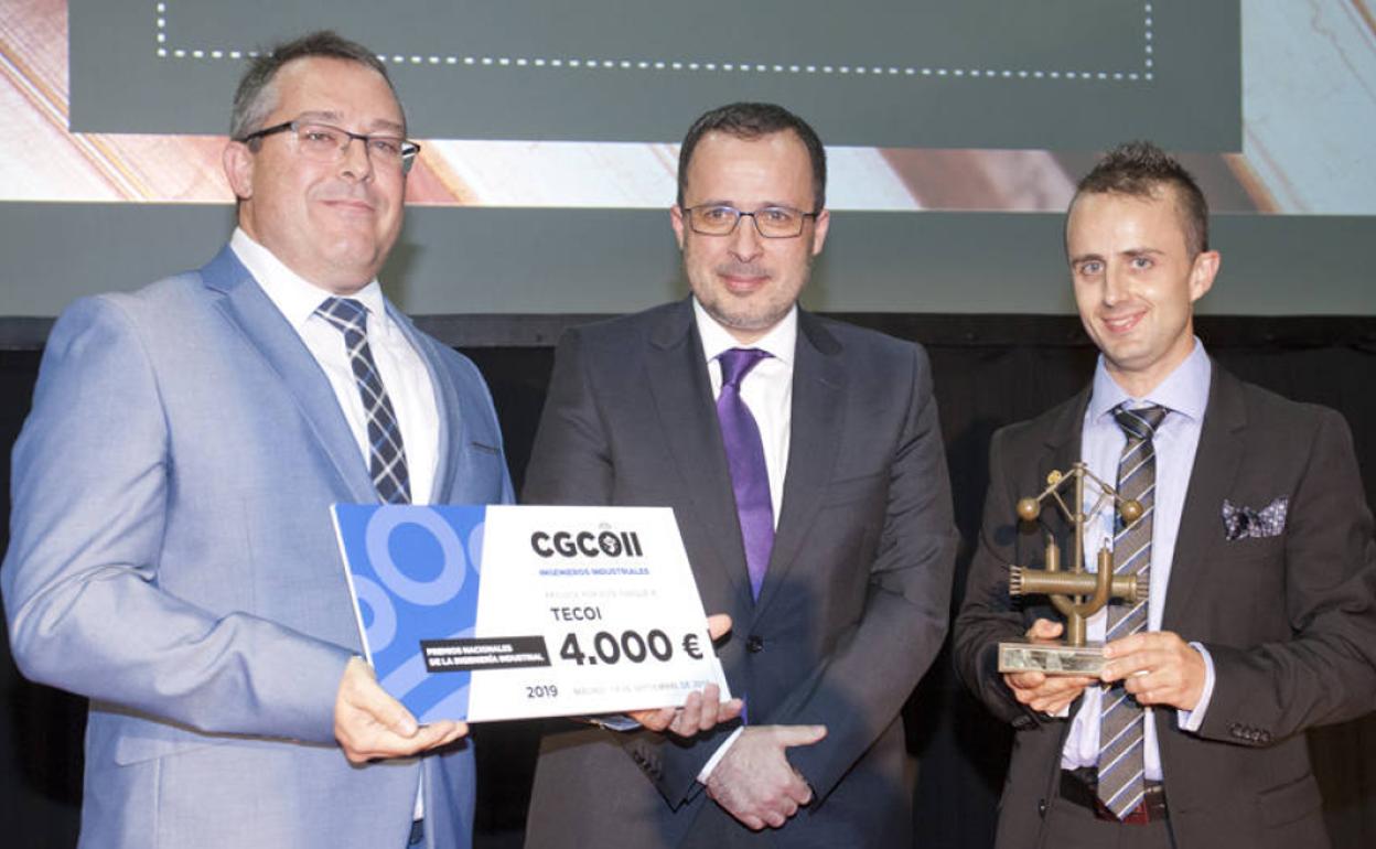 La firma leonesa Tecoi recibe el Premio Nacional de Ingeniería Industrial 2019 en la categoría de Emprendedor del Año