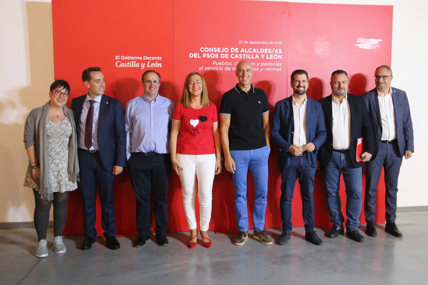 Diferentes cargos del Partido Socialista.