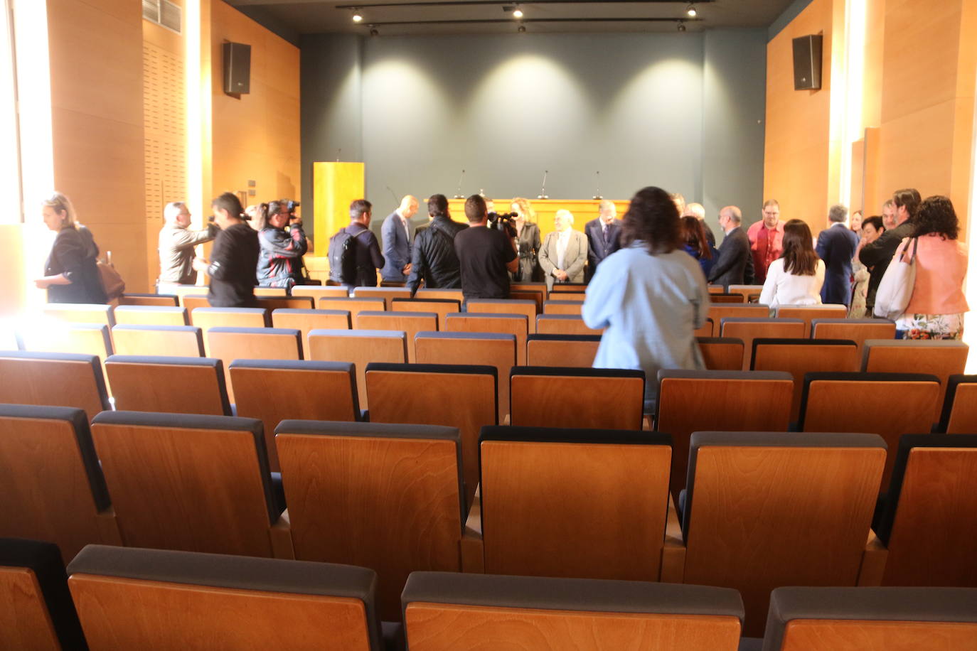 Nuevo salón de actos del museo.