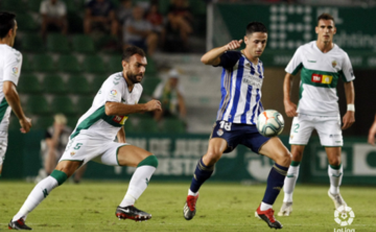 Partido del equipo en Elche.