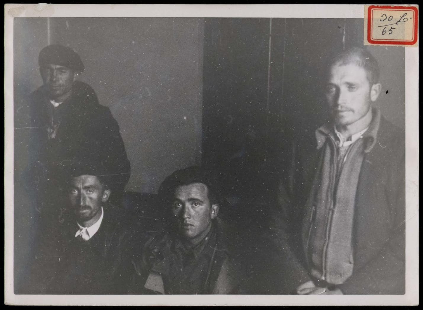 Prisioneros 'rojos' capturados en Geras.