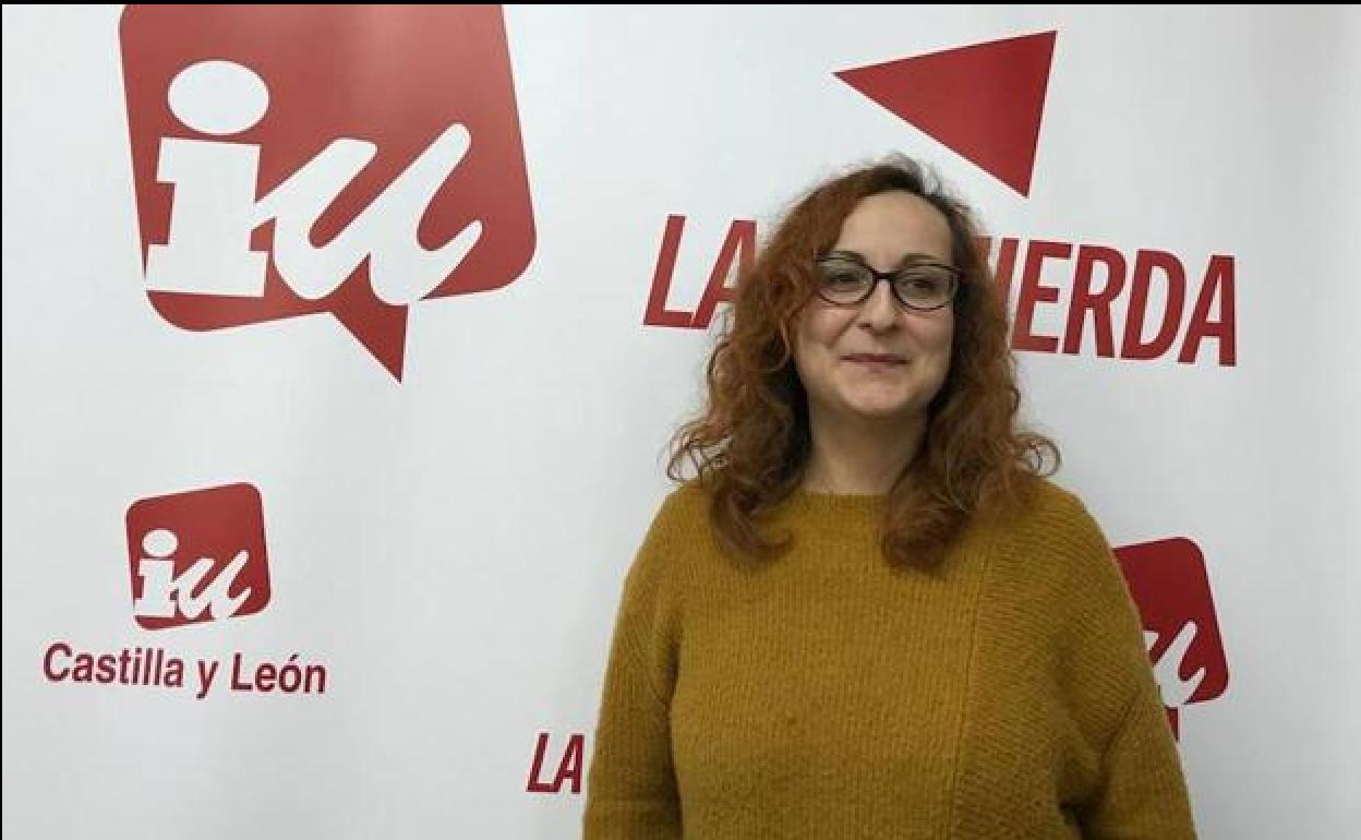 Carmen Franganillo, coordinadora de IU local.