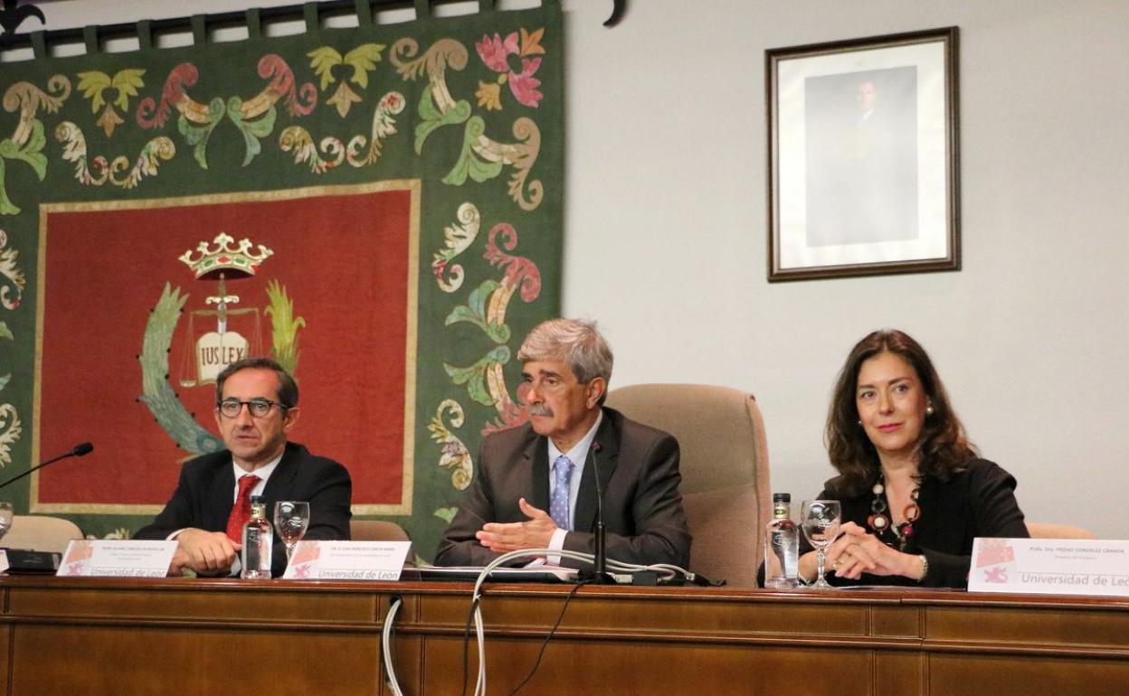 Marín durante la inauguración del congreso.