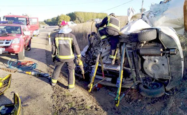 Imágenes del lugar del accidente.