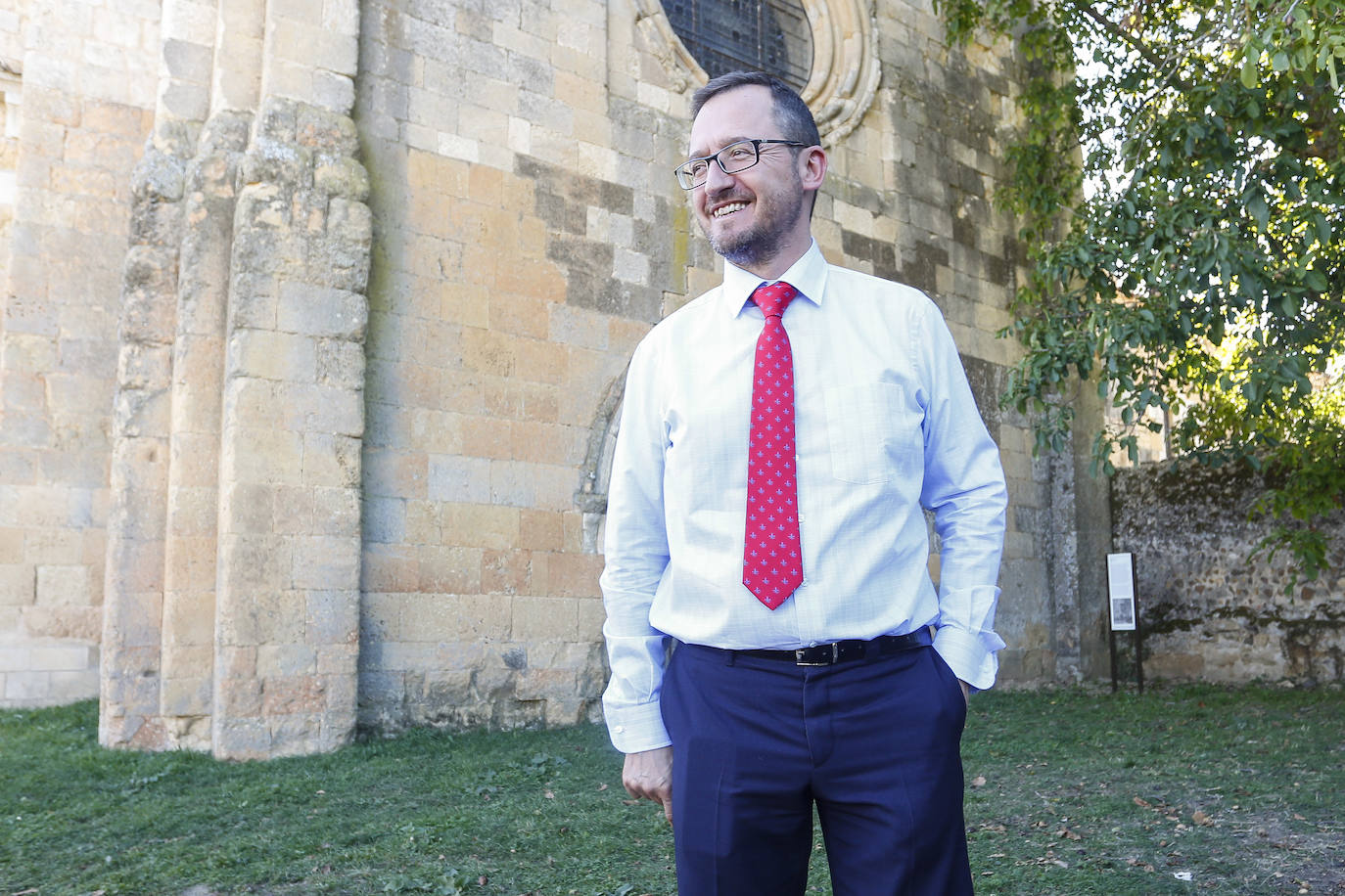 Fotos: El director general de Patrimonio Cultural visita en Monasterio de Santa María de Sandoval