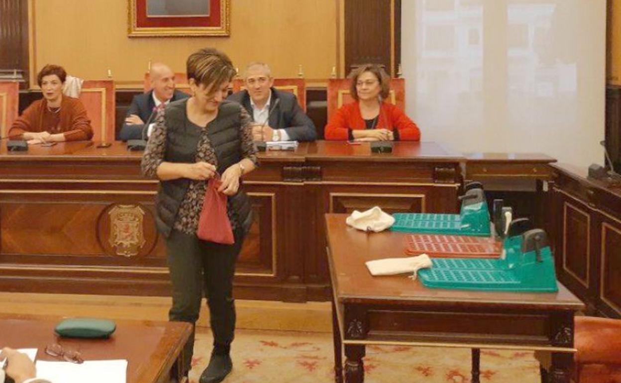 Un instante del pleno celebrado este martes.