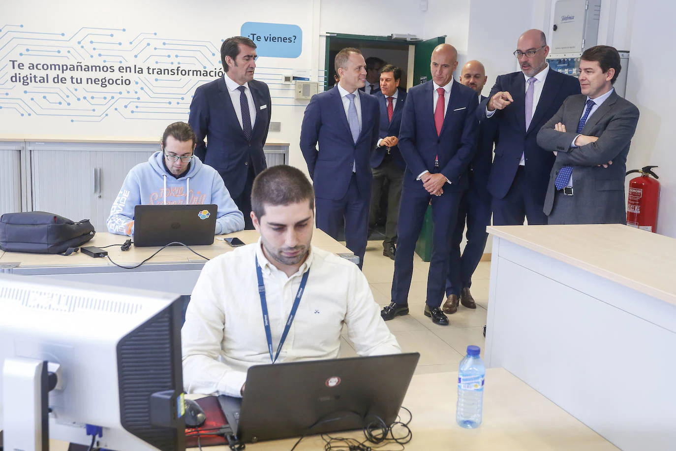 Fotos: Presentación del Centro de Ciberseguridad de la Industria 4.0 de Telefónica en León