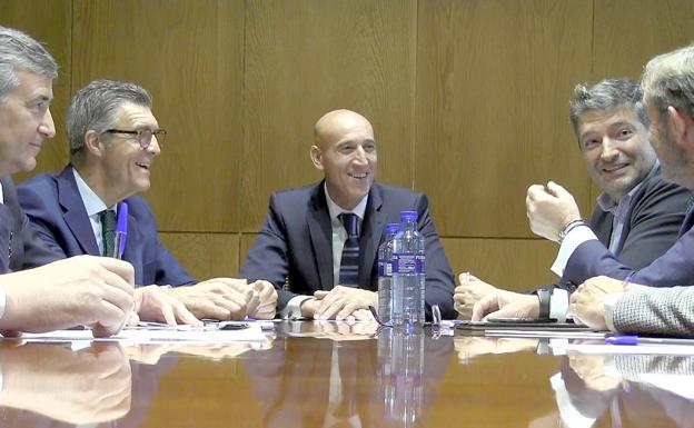 Reunión entre el alcalde de León, la Fele, el CEL y la Cámara de Comercio.