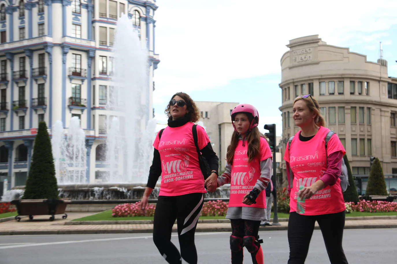 Fotos: (I) Carrera de la Mujer Almon-Drasanvi León 2019