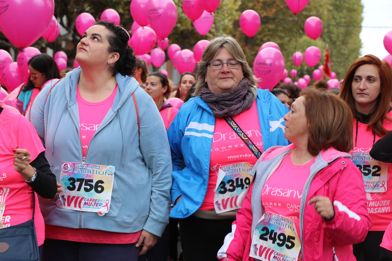 La ciudad de León acoge una nueva carrera de la lucha contra el cáncer de mama.