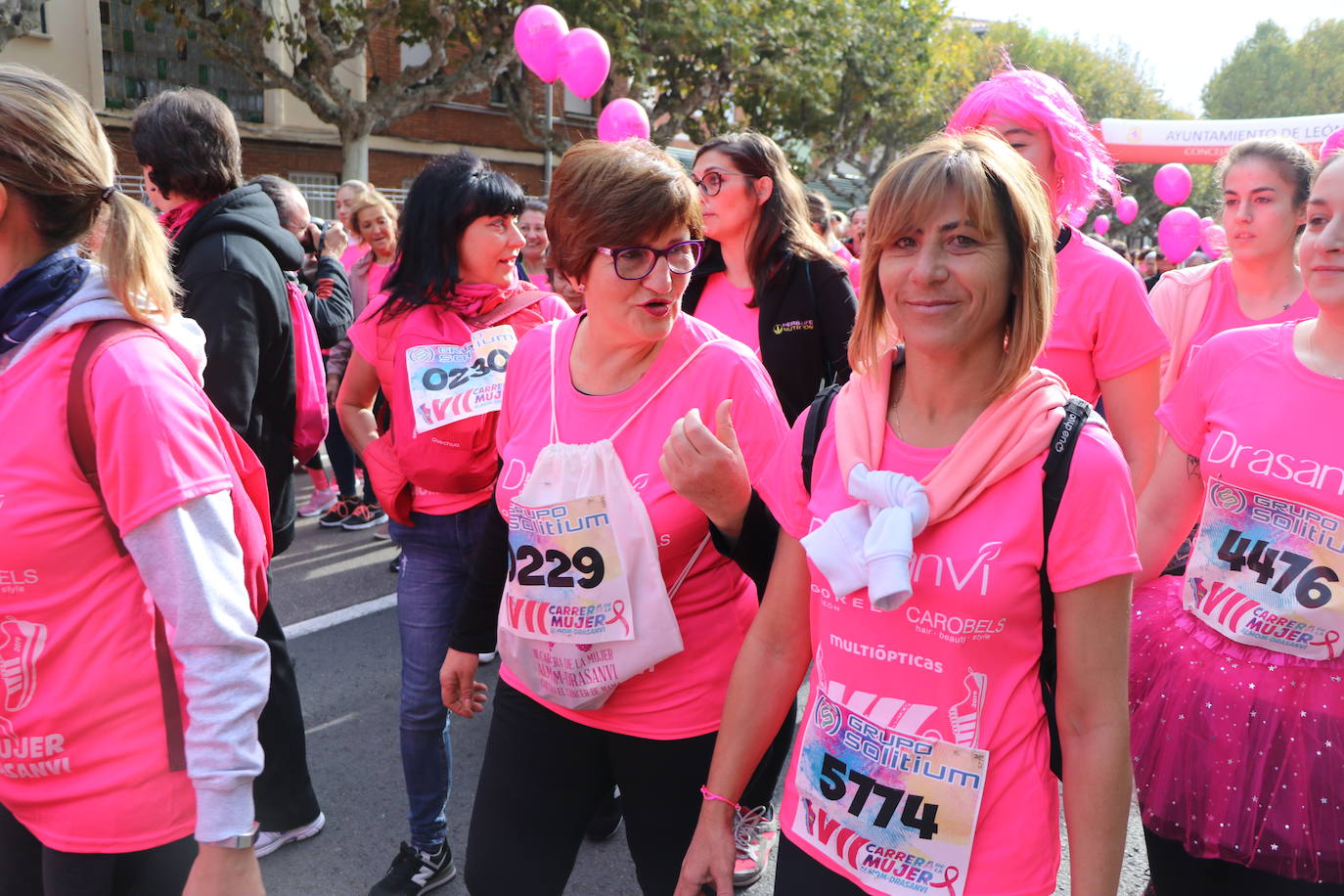 La ciudad de León acoge una nueva carrera de la lucha contra el cáncer de mama.