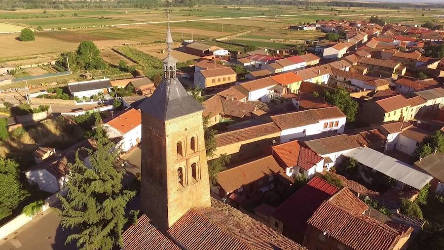 Vista aérea de Fresno. 