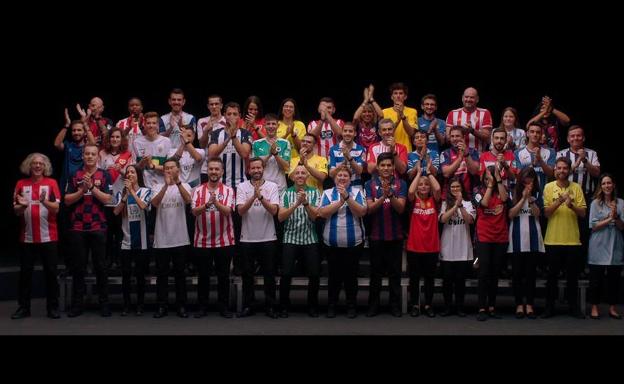 LaLiga crea un coro con 42 aficionados para promover la unión entre aficiones