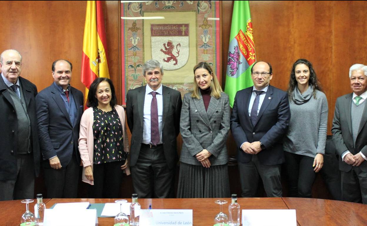Acuerdo entre la Universidad de León y la Fundación Cepa.